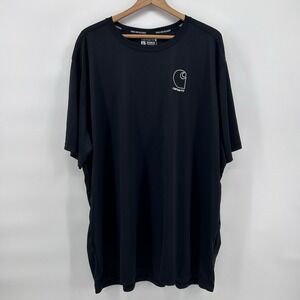 Carhartt Force Sun Defender Shirt Mens 3XL Black Workwear Relaxed Fit Wicking